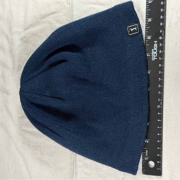 PGA Golf Navy Blue Knit Beanie Winter - Picture 1 of 5